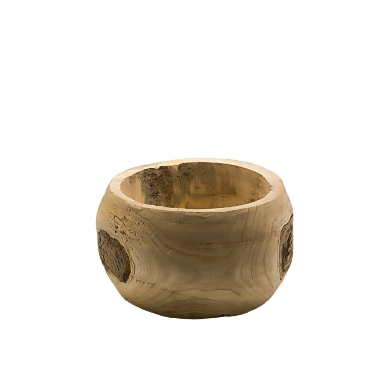 Ahşap Fıçı Sunumluk 24X18 Cm - 1