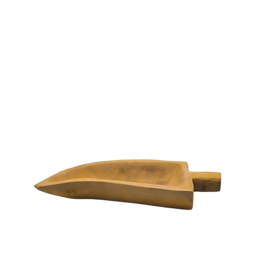 Ahşap Mızrak Ucu Kase 53X22X19 Cm - KLT