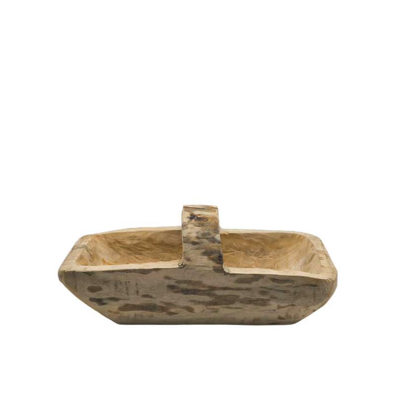 Ahşap Sunum Kulplu Tepsi 48X24X15 Cm - 1