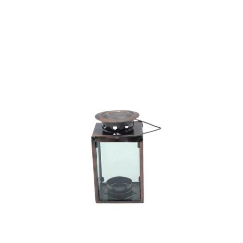 Antik Bronz T-Light Kandil 15 cm - KLT