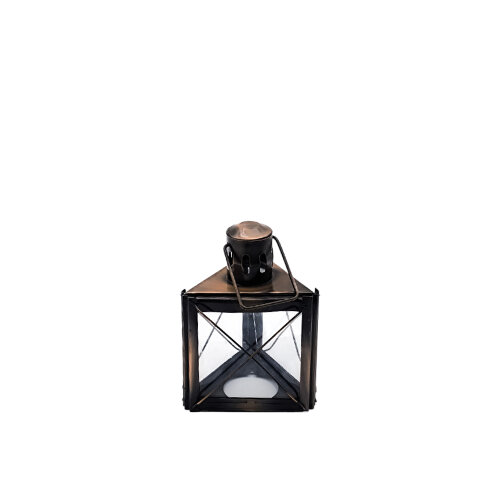 Antik Bronz T-Light Kandil 14.5 cm - KLT