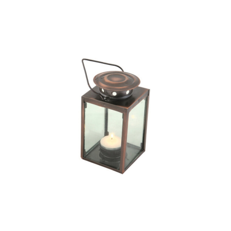 Antik Bronz T-Light Kandil - 1