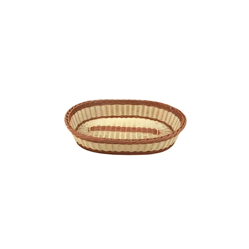 Plastik Hasır Oval Ekmek Sepeti Byk 55X42X10 - 1