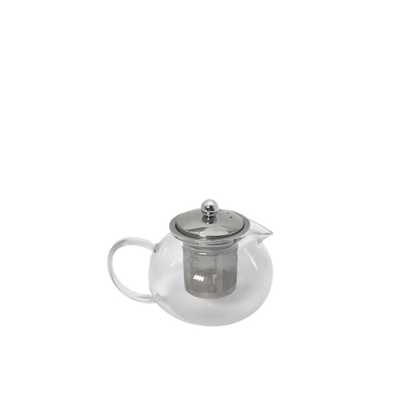 Süzgeçli Cam Çay Potu 0,85 L - 1