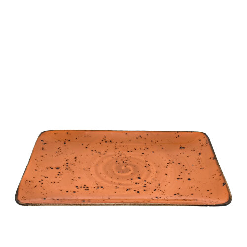 Zest Porcelain Tk Sunum Tabak 30X20 Cm-Paris Turuncu - ZEST PORCELAIN