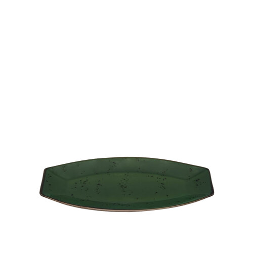 Tulu Porselen Kaya Kayık 30X12,5cm -Reactıve 90 Çağla Yeşil KY30KYR90 - TULU PORSELEN