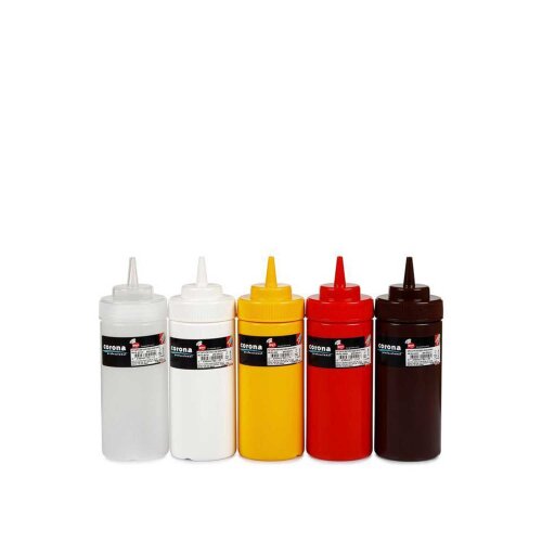 Bora Plastik Ketçap & Mayonez Şişe Geniş Kapaklı B.450 Ml Kah - BORA PLASTİK
