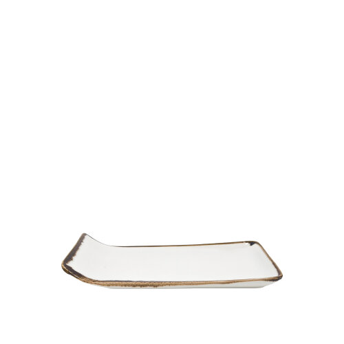 Zest Porcelain Kıvrık Kayık 21,5X12cm - Chocolate KV12KYCT47 - ZEST PORCELAIN