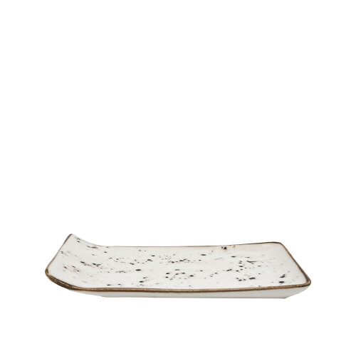 Zest Porcelain Kıvrık Kayık 21,5X12Cm -Paris Krem - ZEST PORCELAIN