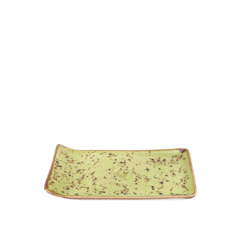 Tulu Porselen Kıvrık Kayık 21,5X12cm - Reactıve 77 Yeşil KV12KYR77 - 1