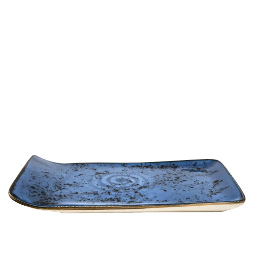 Zest Porcelain Kıvrık Kayık 21,5X12Cm -Paris Mavi - ZEST PORCELAIN