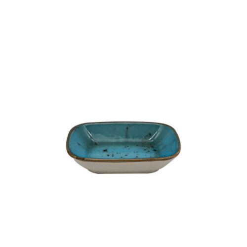 Zest Porcelain Klasik Kare Kayık 12Cm -Paris Turkuaz - ZEST PORCELAIN