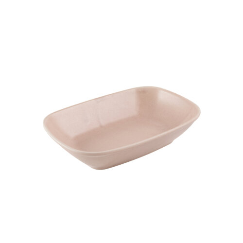 Zest Porcelain Klasik Kare Kayık 12Cm -Velour Pudra - ZEST PORCELAIN