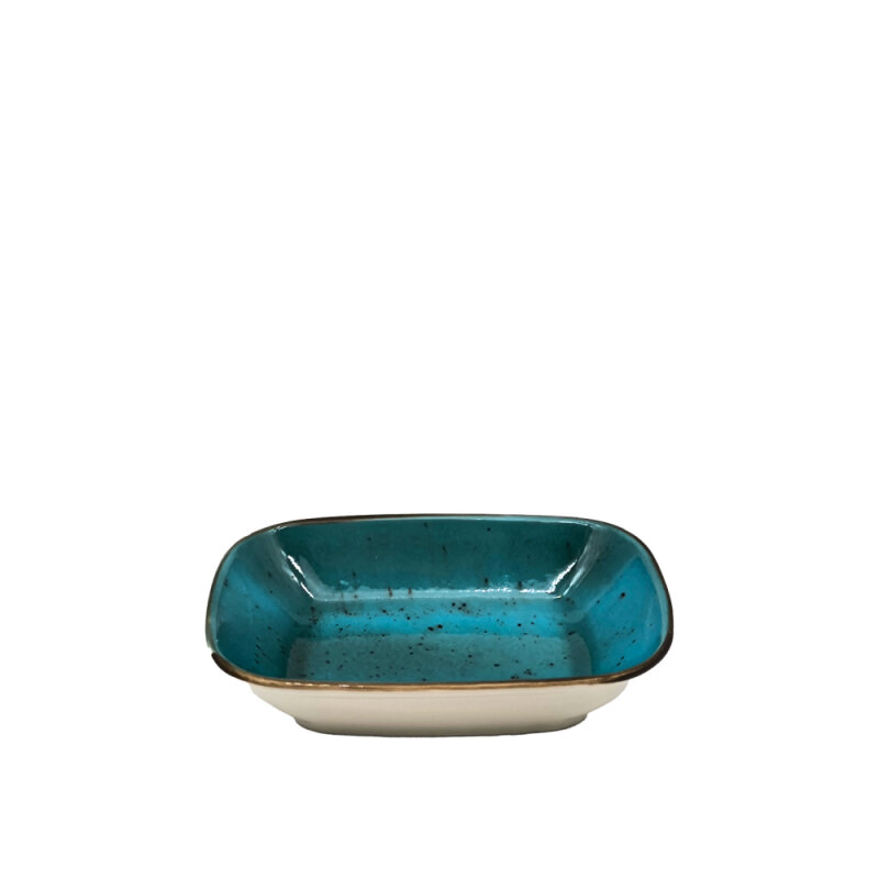 Zest Porcelain Klasik Kare Kayık 17 Cm -Paris Turkuaz - 1