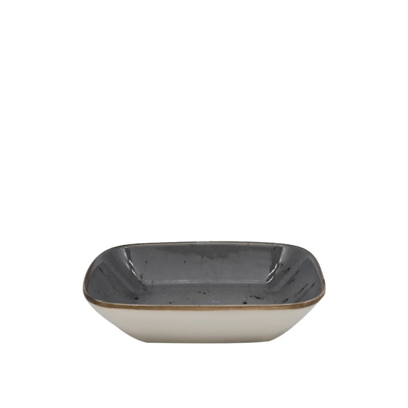 Zest Porcelain Klasik Kare Kayık 17Cm-Paris Gri - 1