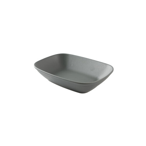 Zest Porcelain Klasik Kare Kayık 17Cm -Velour Gri - ZEST PORCELAIN