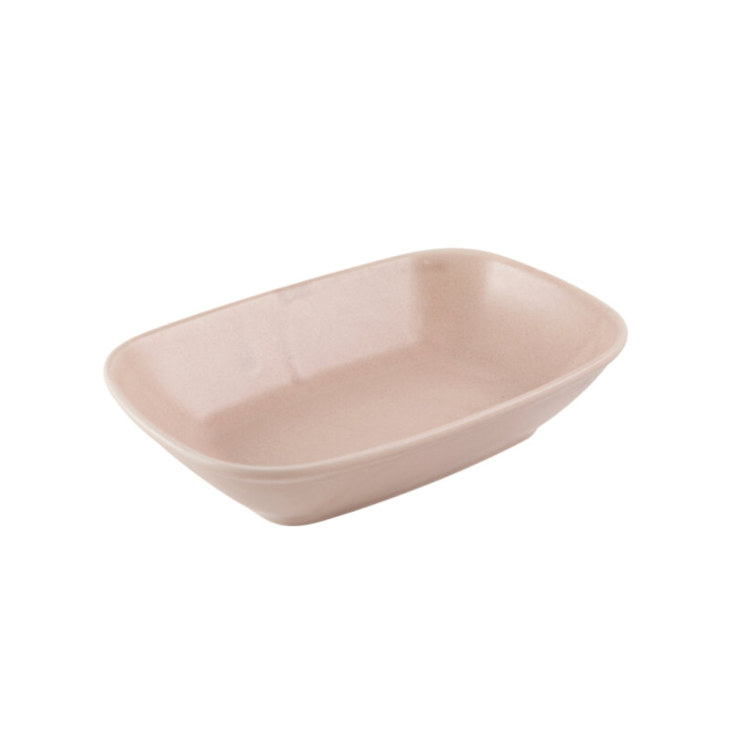 Zest Porcelain Klasik Kare Kayık 17Cm -Velour Pudra - 1
