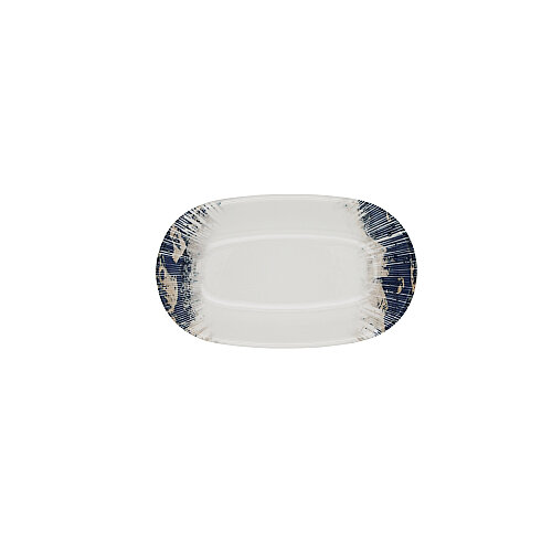 Zest Porcelain Klasik Kayık 12x8 cm Aral - ZEST PORCELAIN