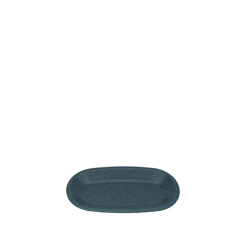Zest Porcelain Klasik Kayık 12Cm X 8Cm -Element Turquoıse - 1