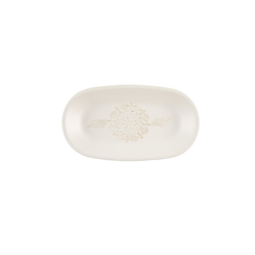 Tulu PorselenKlasik Kayık 12Cm X 8Cm-Whısper - TULU PORSELEN