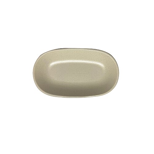 Zest Porcelain Klasik Kayık 19x11 cm - Crater Cream - ZEST PORCELAIN