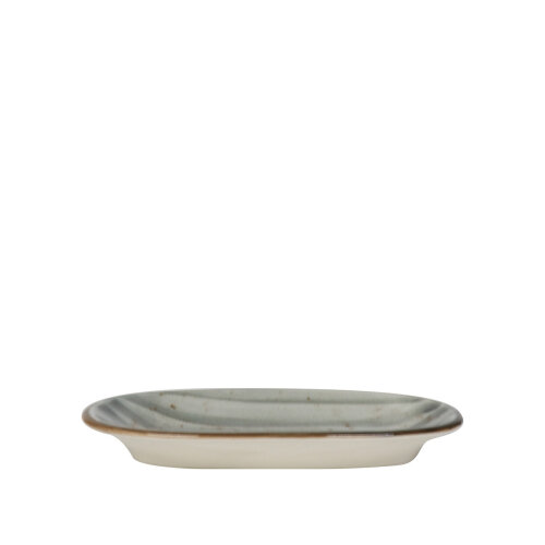 Zest Porcelain Klasik Kayık 19Cm X 11Cm -Paris Gri - ZEST PORCELAIN