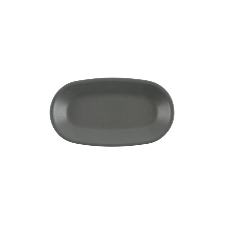 Zest Porcelain Klasik Kayık 19Cm X 11Cm -Velour Gri - 1
