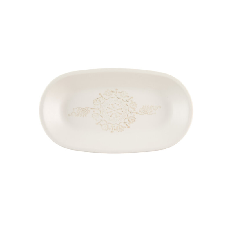 Tulu PorselenKlasik Kayık 19Cm X 11Cm-Whısper - 1