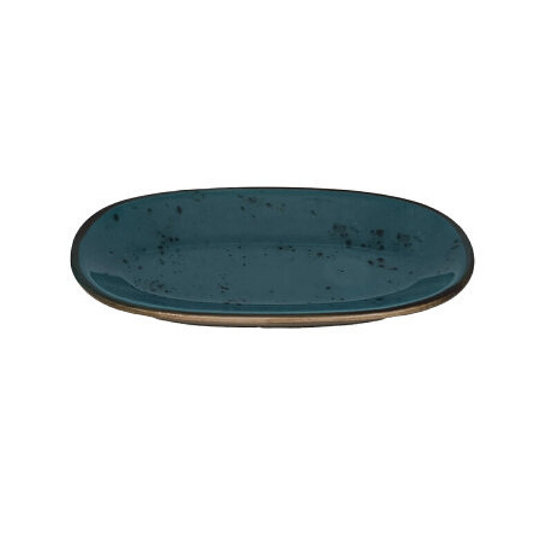 Zest Porcelain Klasik Kayık 26 cm X 14,5 cm -Paris K.Mavi - 1