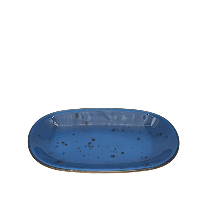 Zest Porcelain Klasik Kayık 26Cm X 14,5Cm -Paris Mavi - 1