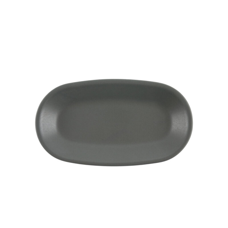 Zest Porcelain Klasik Kayık 26Cm X 14,5Cm -Velour Gri - 1