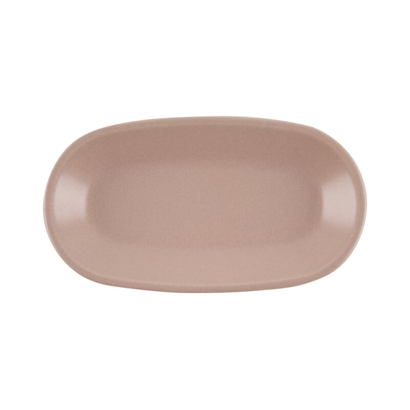 Zest Porcelain Klasik Kayık 29Cm X 17Cm -Velour Pudra - 1