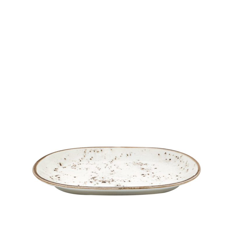 Zest Porcelain Klasik Kayık 32Cm X 20Cm -Paris Krem - 1
