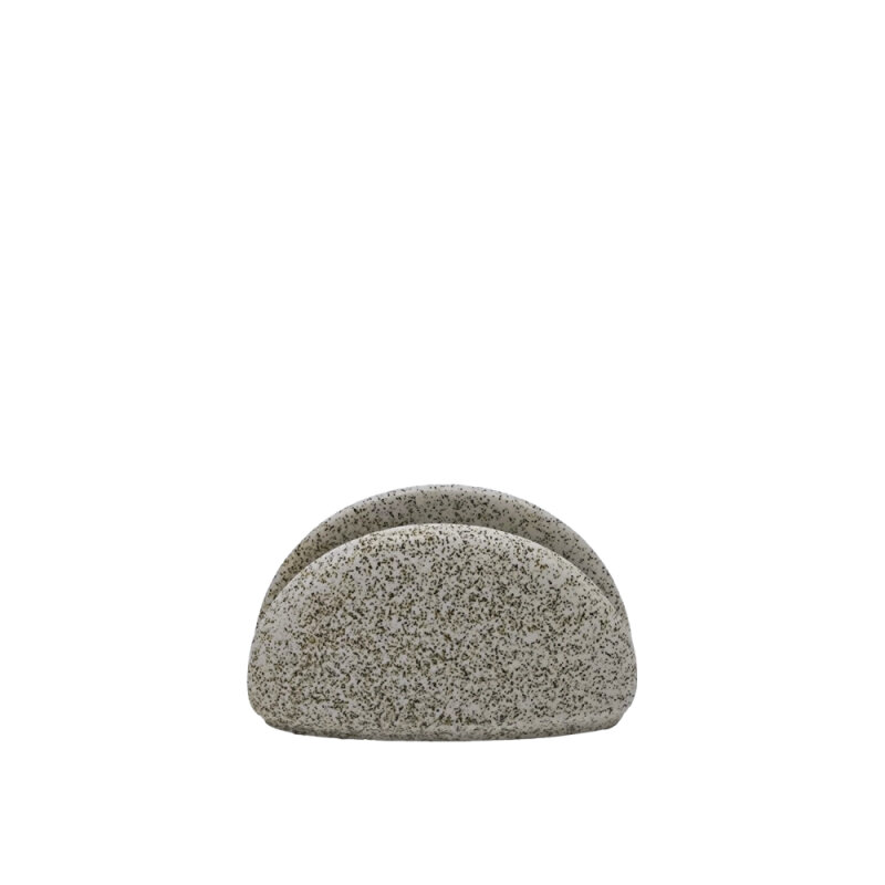 Zest Porcelain Klasik Peçetelik -Element Cream - 1