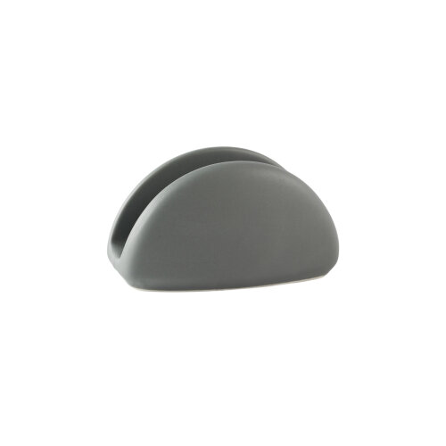 Zest Porcelain Klasik Peçetelik -Velour Gri - ZEST PORCELAIN