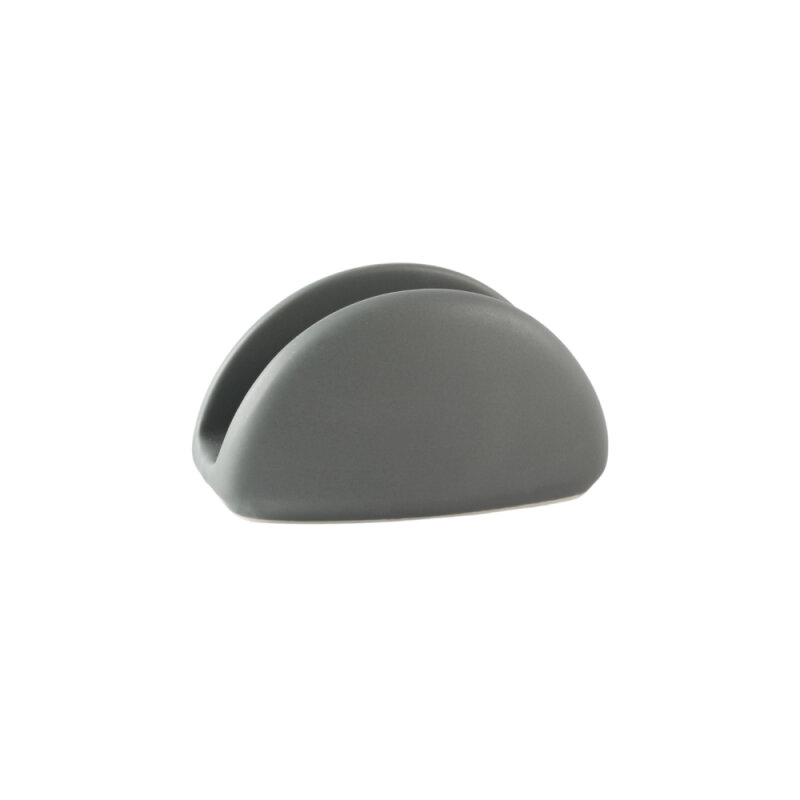 Zest Porcelain Klasik Peçetelik -Velour Gri - 1
