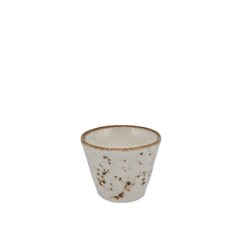 Zest Porcelain Konik Kase 6 Cm-Paris Krem - 1