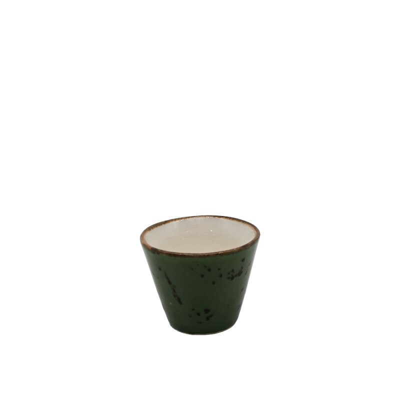 Tulu Porselen Konik Kase  6 Cm –Reactıve 90 Çağla Yeşil - 1