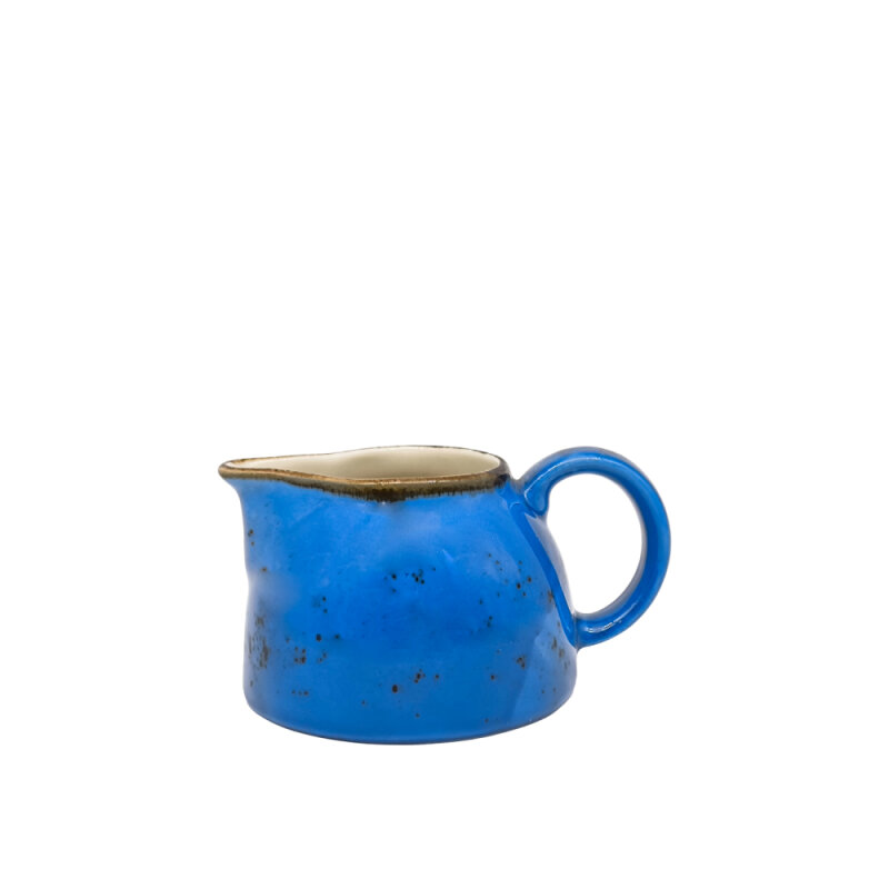 Zest Porcelain Kulplu Sütlük 285Cc 13Cm-Paris Mavi - 1
