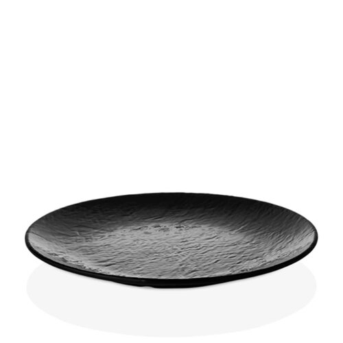Külsan Thermoset Tilda Black 40 cm Düz Tabak 11940.BL - KÜLSAN