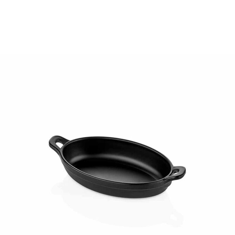 Külsan Gastro Boutique Mini Oval Pan 15 X 8 cm Siyah 24016.BL - 1