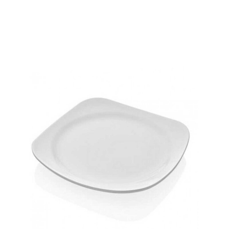 Külsan Thermoset Bergama 21 cm Kare Düz Tabak 4121.PW - 1