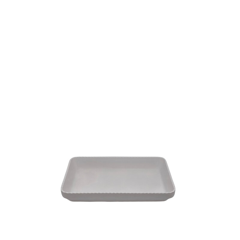 Külsan Dikdörtgen Servis Tabak Beyaz 36 Cm - 1