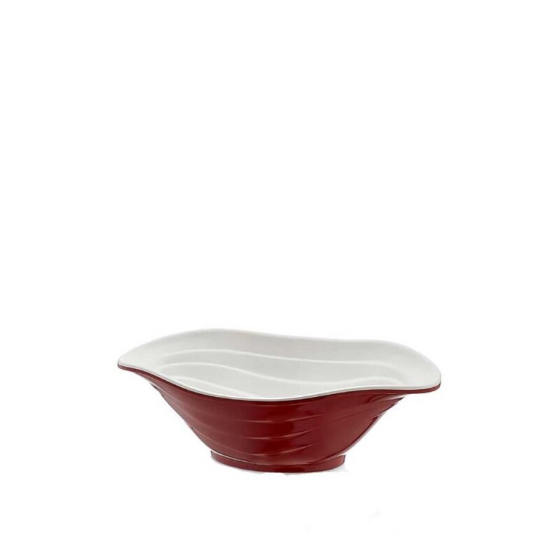 Külsan Gastro Boutique Düet Kase 23X16 cm Kırmızı-Beyaz18023.CWR - 1