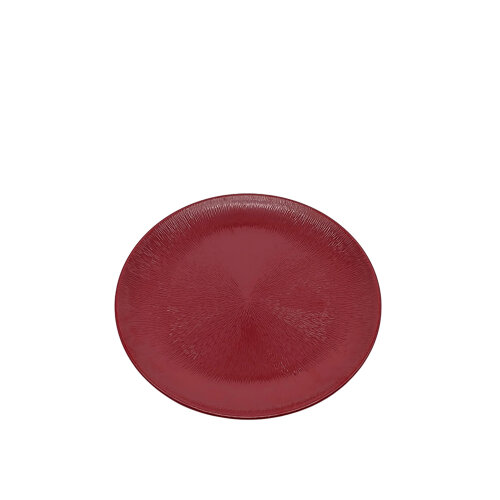 Külsan Gastro Boutique 40 cm Yuvarlak Servis Tabak Bordo 10940.R - KÜLSAN