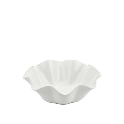Külsan Gastro Boutique Rosa Dalgalı Kase 20 cm Beyaz 10220.CW - KÜLSAN