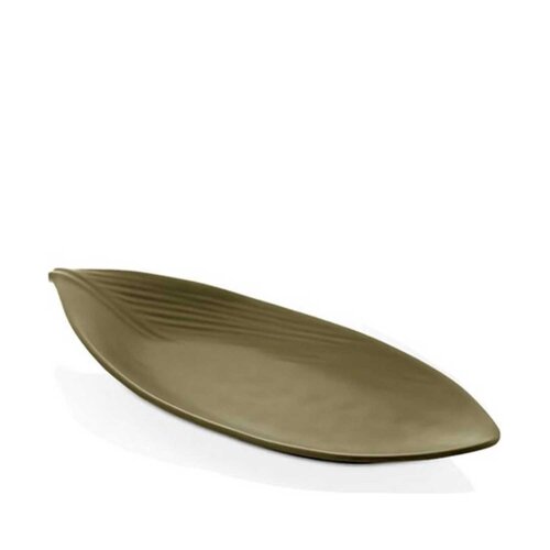Külsan Gastro Boutique Terra Leaf Kayık 36,5X15,5X4,6 cm Haki 31036.H - KÜLSAN