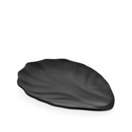 Külsan Gastro Boutique Terra Black Sunum Tabak 25,5X18X2,3 cm 34025.BL - KÜLSAN