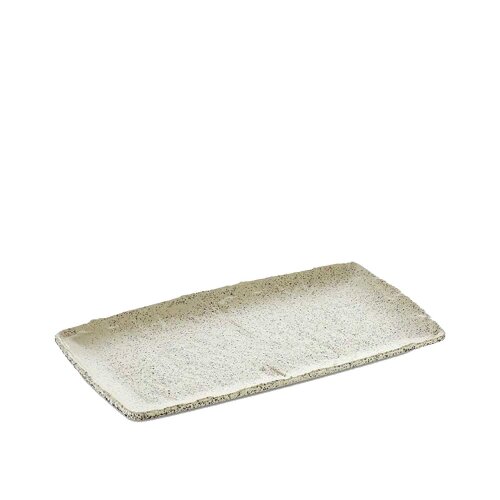 Külsan Beyaz Granite Sunum Tepsi 17,6 x 32,5 cm - KÜLSAN