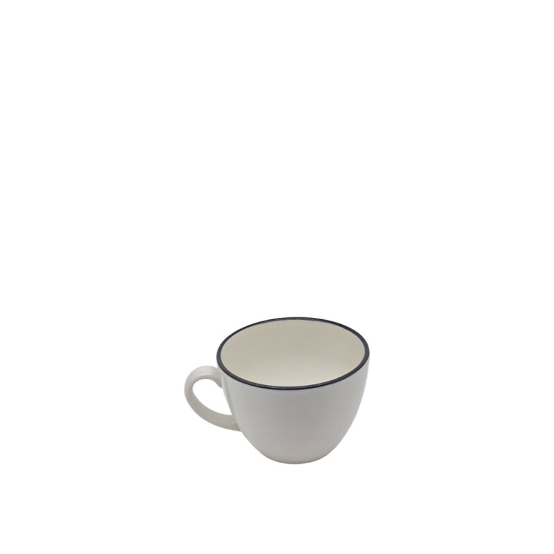 Zest Porcelain Luna Çay Fıncan 200Cc -Riva Siyah - 1